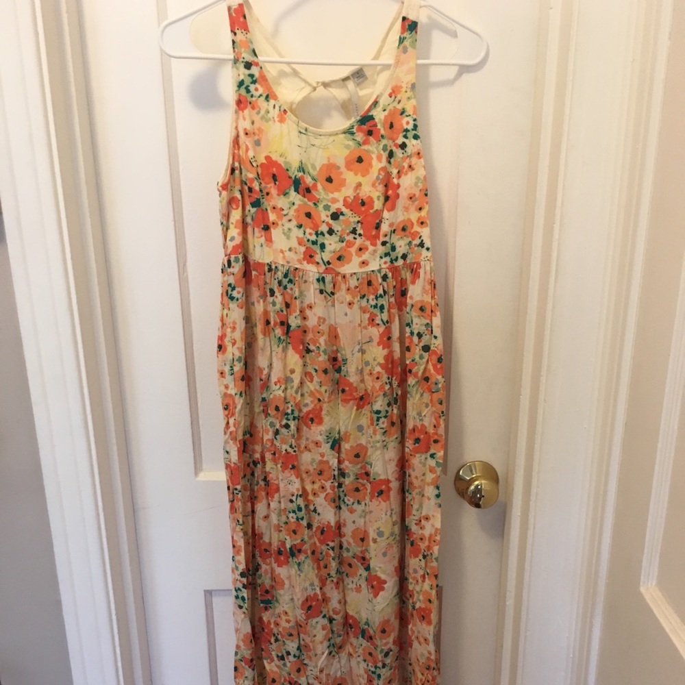Floral Maxi Dress with Ruffles by Lauren Conrad